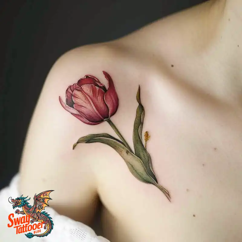 120 Tulip Tattoo Design Ideas: Blooming Beauty and Meaning 61 tulip 59
