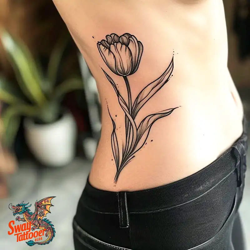 120 Tulip Tattoo Design Ideas: Blooming Beauty and Meaning 54 tulip 66