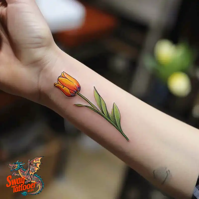 120 Tulip Tattoo Design Ideas: Blooming Beauty and Meaning 52 tulip 68