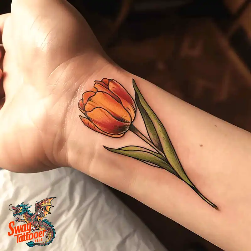 120 Tulip Tattoo Design Ideas: Blooming Beauty and Meaning 49 tulip 69