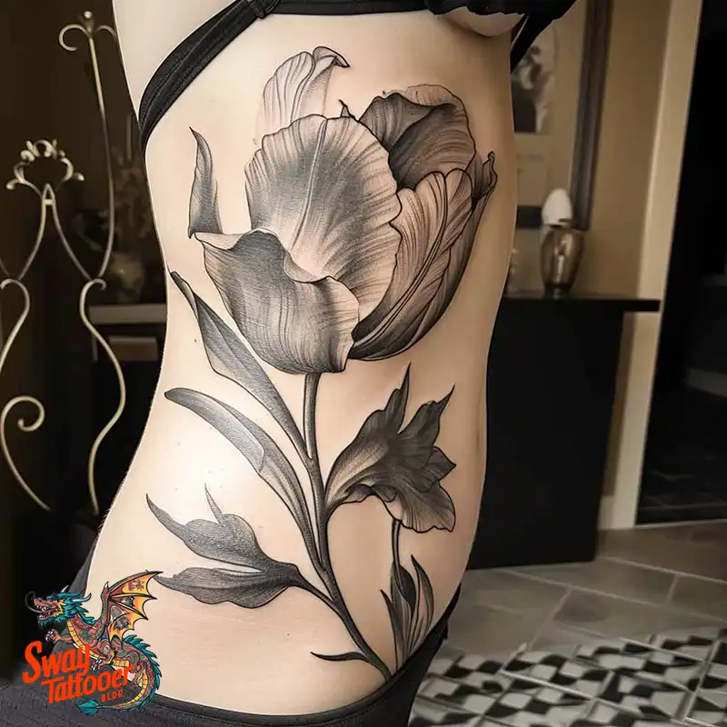 120 Tulip Tattoo Design Ideas: Blooming Beauty and Meaning 113 tulip 7