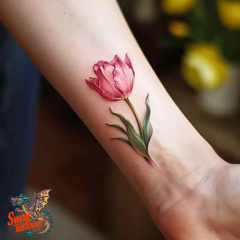 120 Tulip Tattoo Design Ideas: Blooming Beauty and Meaning 47 tulip 73
