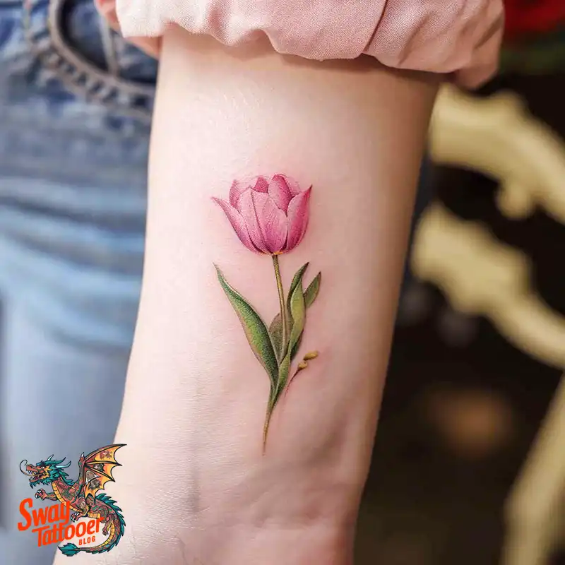 120 Tulip Tattoo Design Ideas: Blooming Beauty and Meaning 46 tulip 74