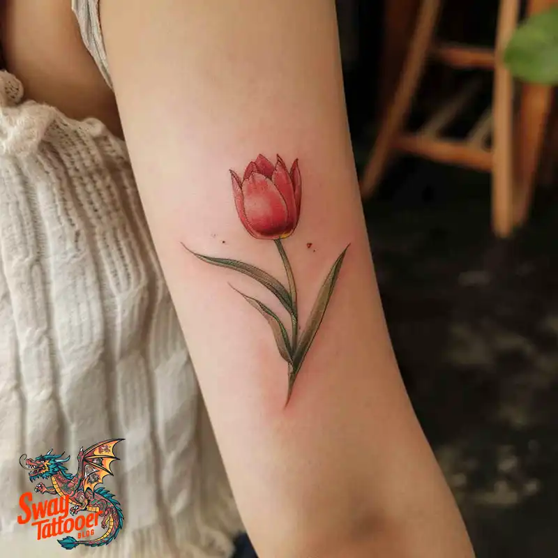 120 Tulip Tattoo Design Ideas: Blooming Beauty and Meaning 44 tulip 76