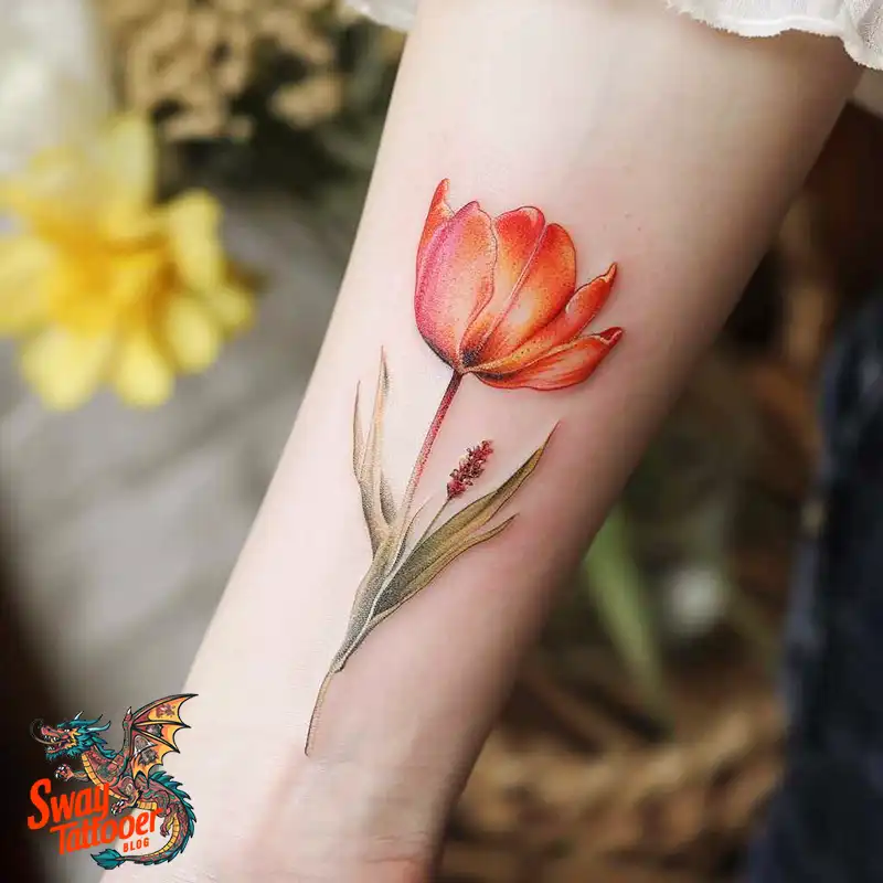 120 Tulip Tattoo Design Ideas: Blooming Beauty and Meaning 43 tulip 77