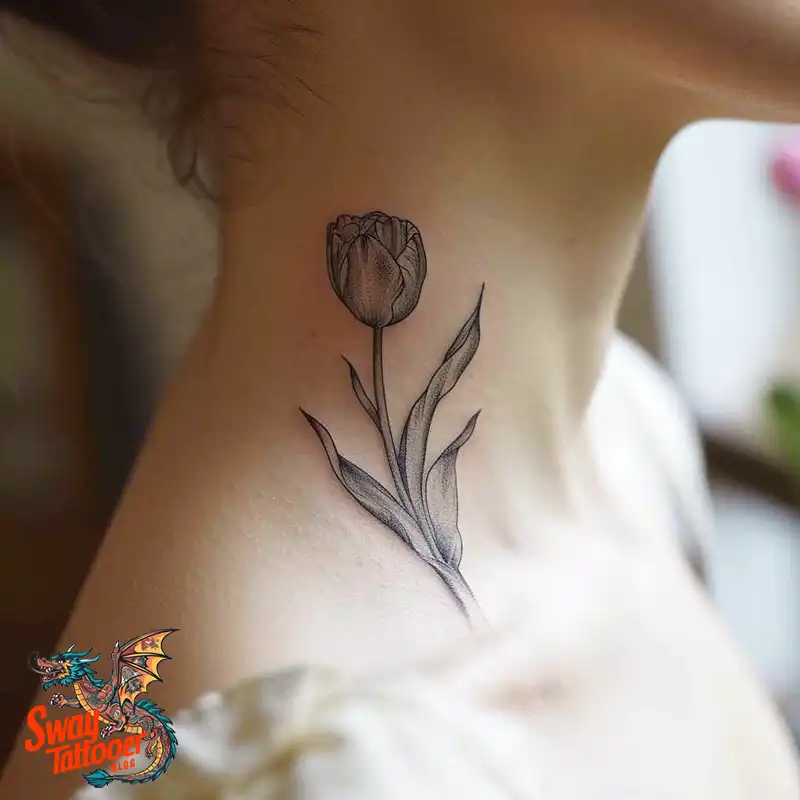 120 Tulip Tattoo Design Ideas: Blooming Beauty and Meaning 25 tulip 90