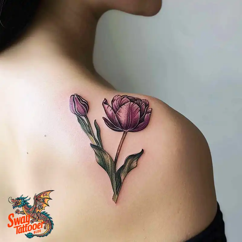 120 Tulip Tattoo Design Ideas: Blooming Beauty and Meaning 26 tulip 93
