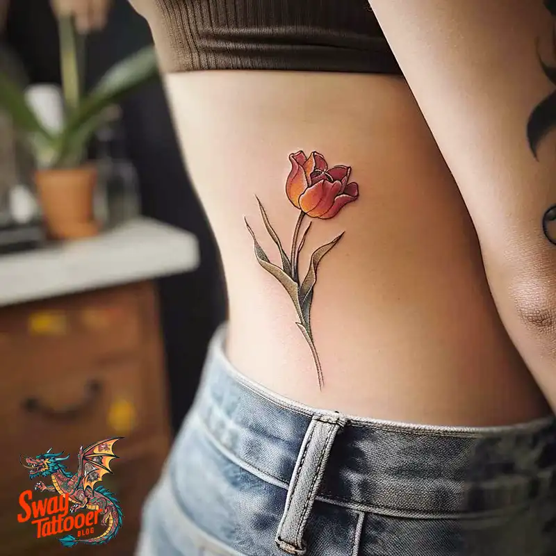 120 Tulip Tattoo Design Ideas: Blooming Beauty and Meaning 24 tulip 96