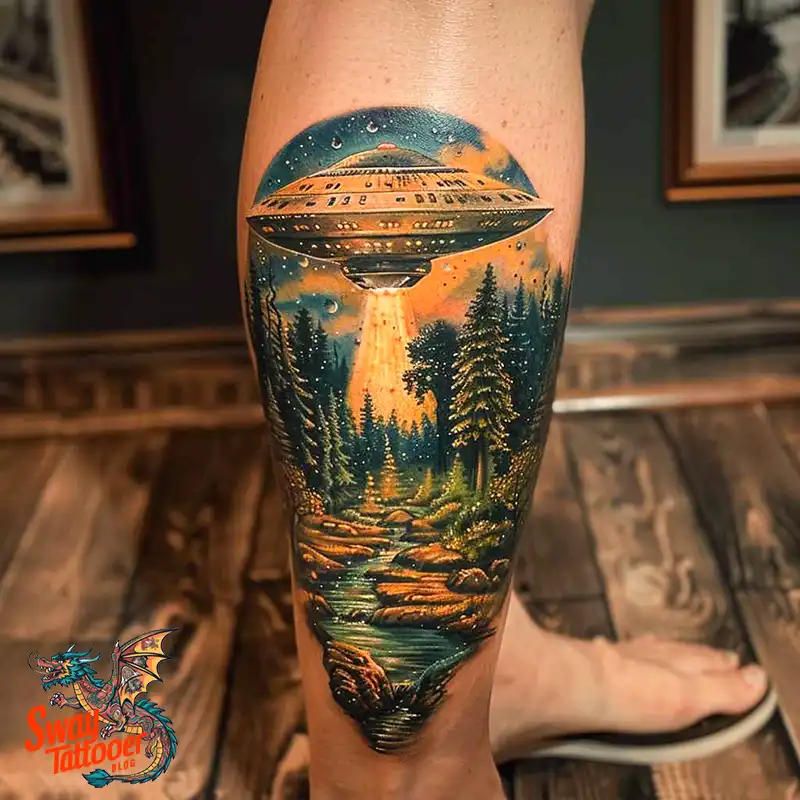 100 UFO Tattoo Design Ideas: Explore Out-of-This-World Ink 92 UFO Tattoo