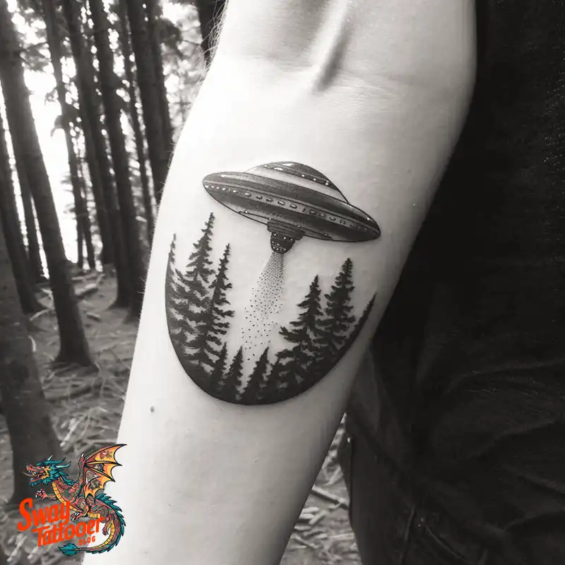 100 UFO Tattoo Design Ideas: Explore Out-of-This-World Ink 100 UFO Tattoo