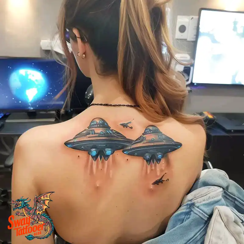 100 UFO Tattoo Design Ideas: Explore Out-of-This-World Ink 7 UFO Tattoo