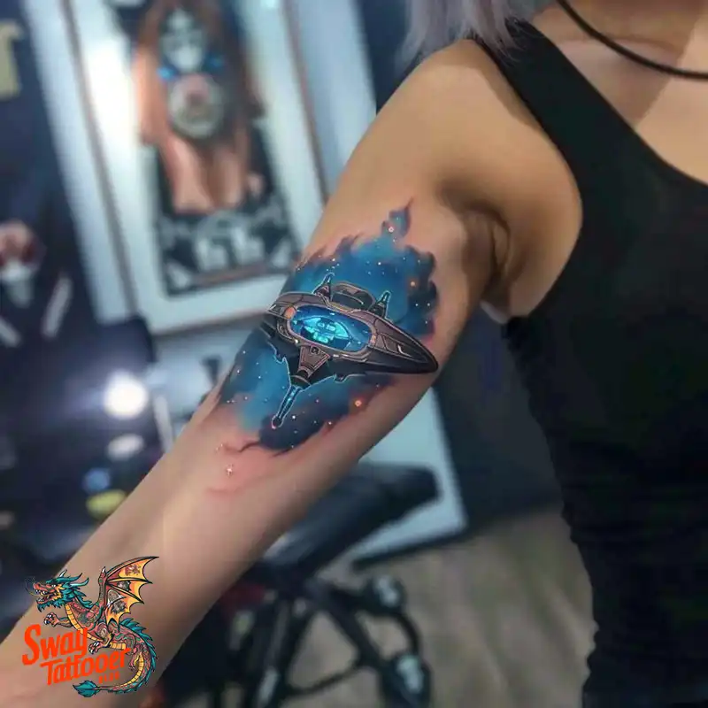 100 UFO Tattoo Design Ideas: Explore Out-of-This-World Ink 6 UFO Tattoo