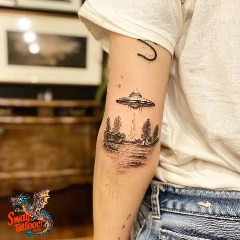 100 UFO Tattoo Design Ideas: Explore Out-of-This-World Ink 5 UFO Tattoo