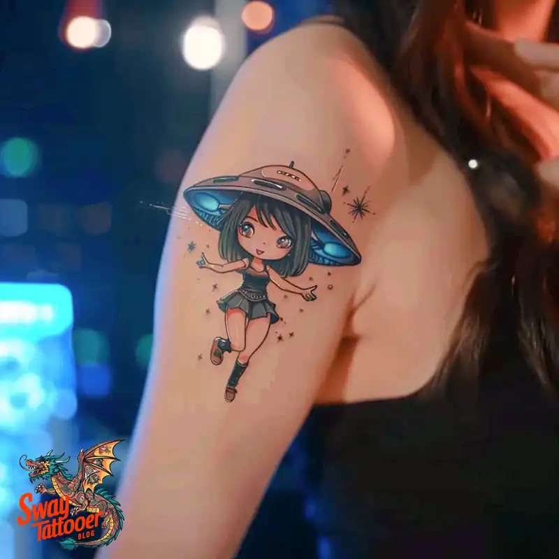 100 UFO Tattoo Design Ideas: Explore Out-of-This-World Ink 3 UFO Tattoo