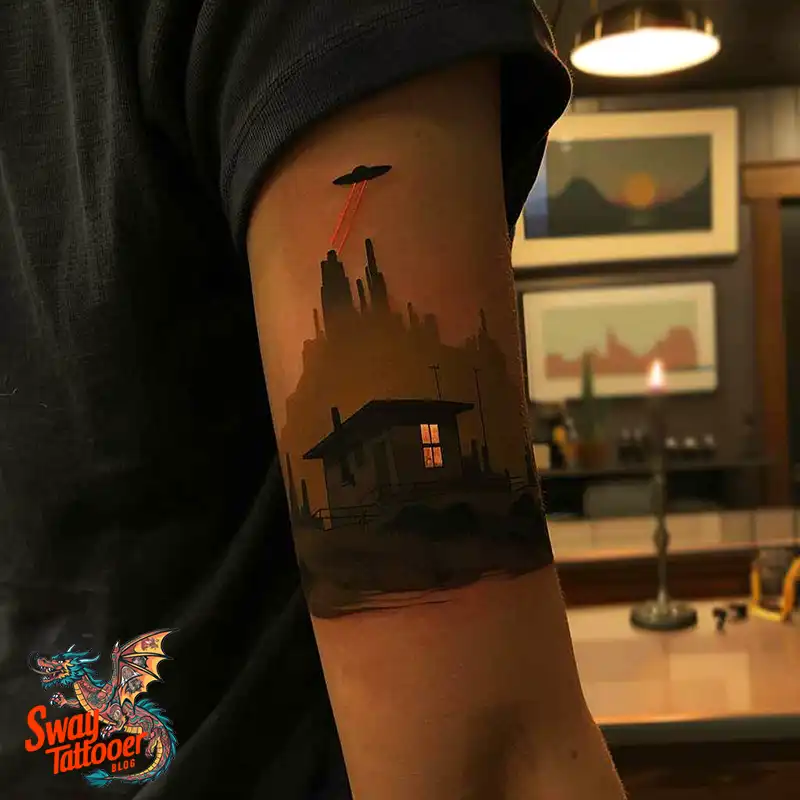 100 UFO Tattoo Design Ideas: Explore Out-of-This-World Ink 2 UFO Tattoo