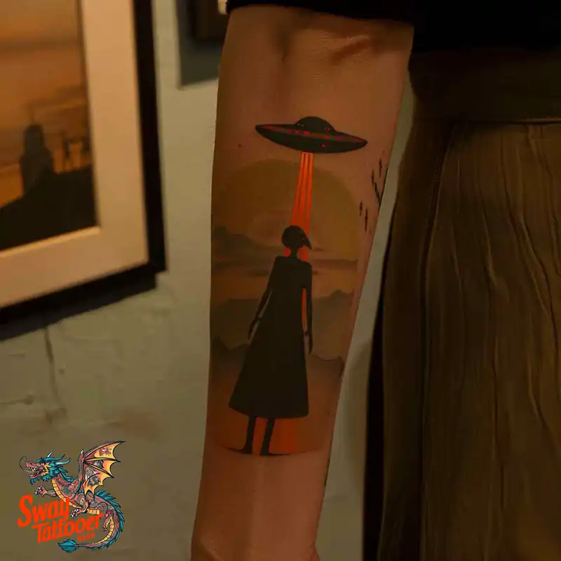 100 UFO Tattoo Design Ideas: Explore Out-of-This-World Ink 1 UFO Tattoo