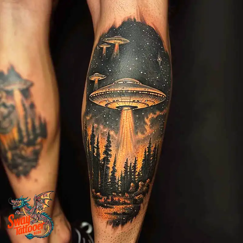 100 UFO Tattoo Design Ideas: Explore Out-of-This-World Ink 81 UFO Tattoo