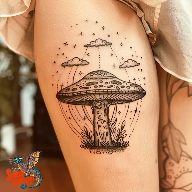 100 UFO Tattoo Design Ideas: Explore Out-of-This-World Ink 73 UFO Tattoo