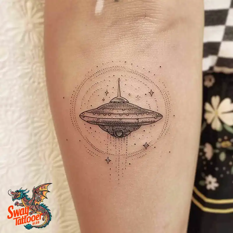 100 UFO Tattoo Design Ideas: Explore Out-of-This-World Ink 94 UFO Tattoo