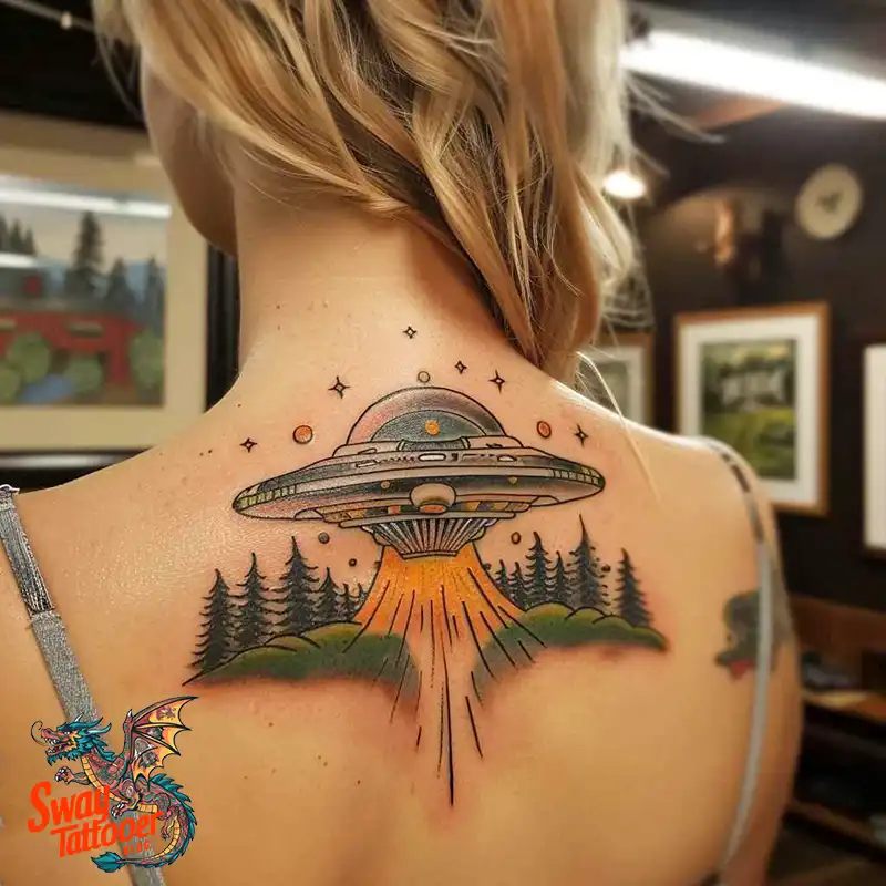 100 UFO Tattoo Design Ideas: Explore Out-of-This-World Ink 75 UFO Tattoo