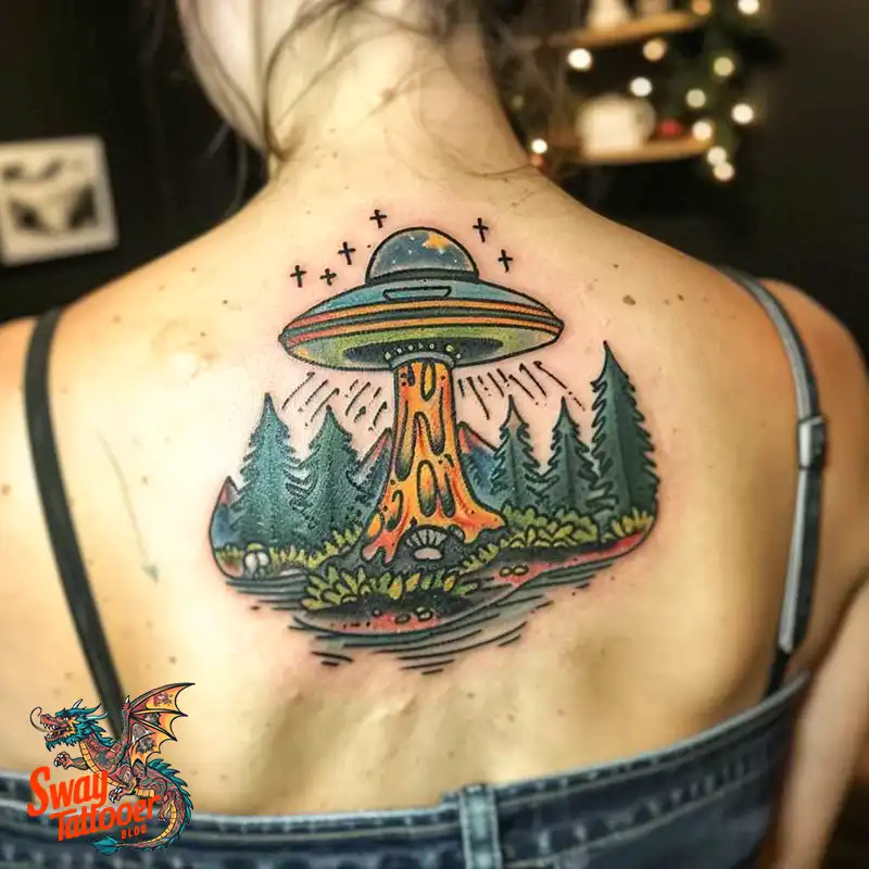 100 UFO Tattoo Design Ideas: Explore Out-of-This-World Ink 68 UFO Tattoo