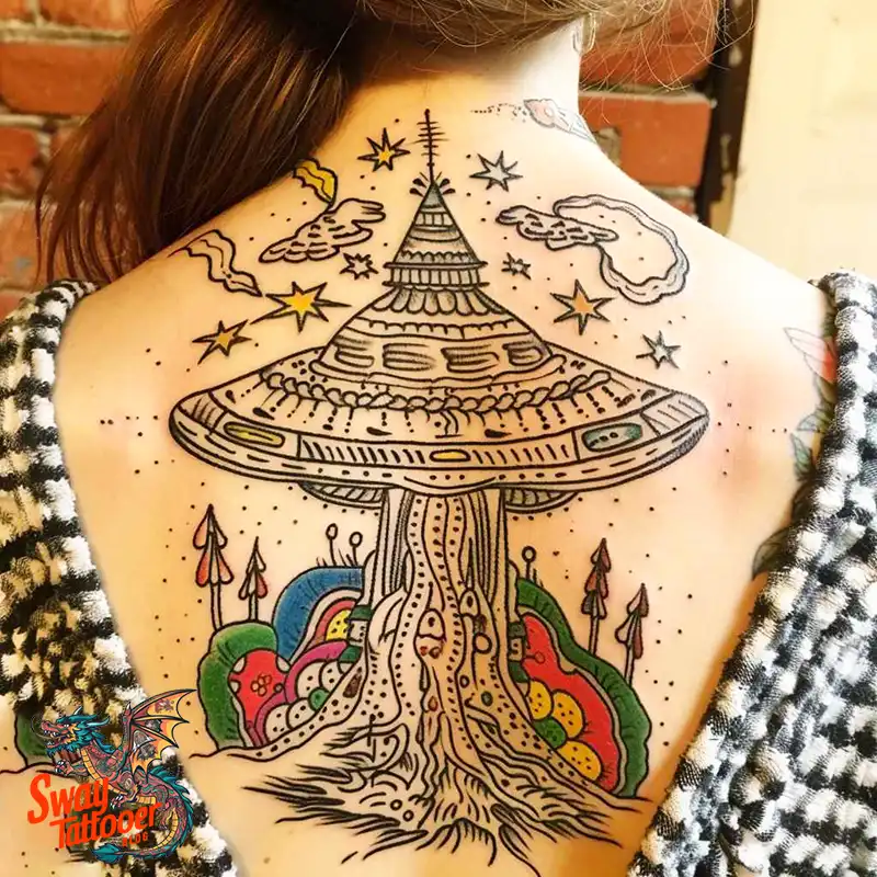 100 UFO Tattoo Design Ideas: Explore Out-of-This-World Ink 66 UFO Tattoo