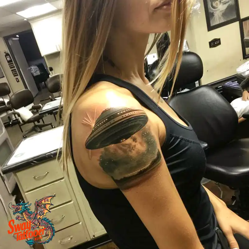 100 UFO Tattoo Design Ideas: Explore Out-of-This-World Ink 64 UFO Tattoo