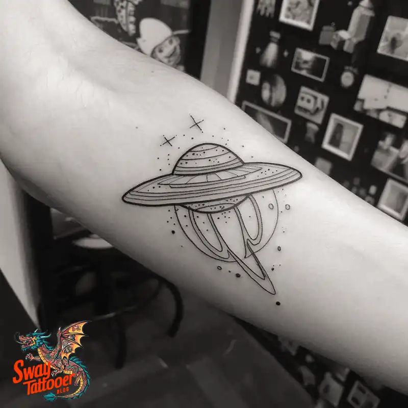 100 UFO Tattoo Design Ideas: Explore Out-of-This-World Ink 95 UFO Tattoo