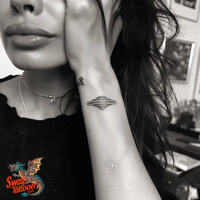 100 UFO Tattoo Design Ideas: Explore Out-of-This-World Ink 56 UFO Tattoo