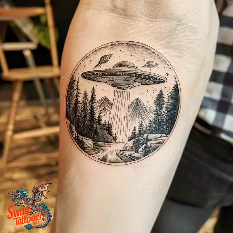 100 UFO Tattoo Design Ideas: Explore Out-of-This-World Ink 96 UFO Tattoo