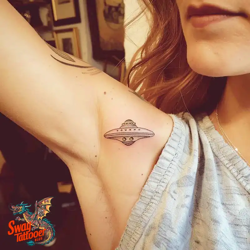 100 UFO Tattoo Design Ideas: Explore Out-of-This-World Ink 43 UFO Tattoo