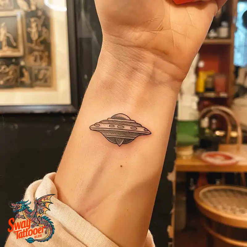 100 UFO Tattoo Design Ideas: Explore Out-of-This-World Ink 42 UFO Tattoo