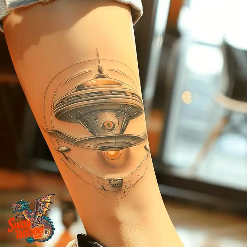 100 UFO Tattoo Design Ideas: Explore Out-of-This-World Ink 37 UFO Tattoo