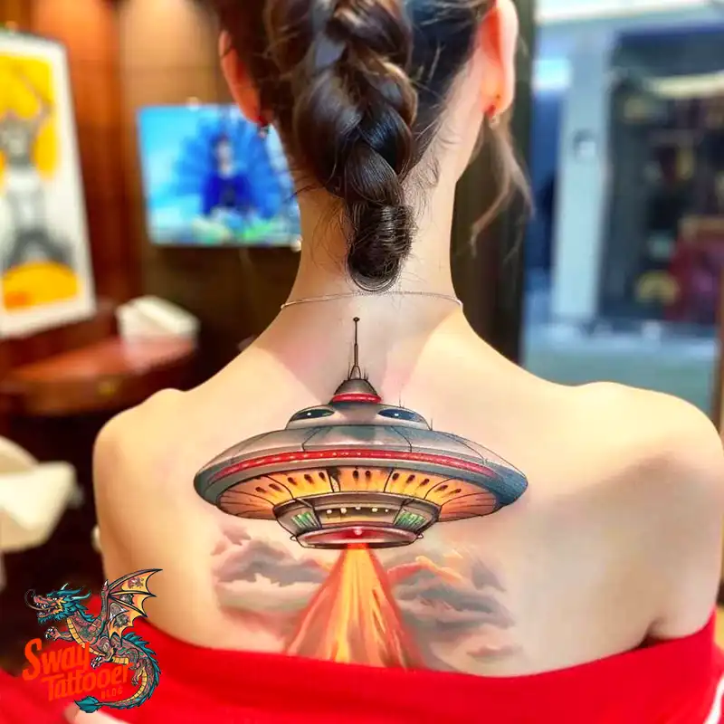 100 UFO Tattoo Design Ideas: Explore Out-of-This-World Ink 31 UFO Tattoo