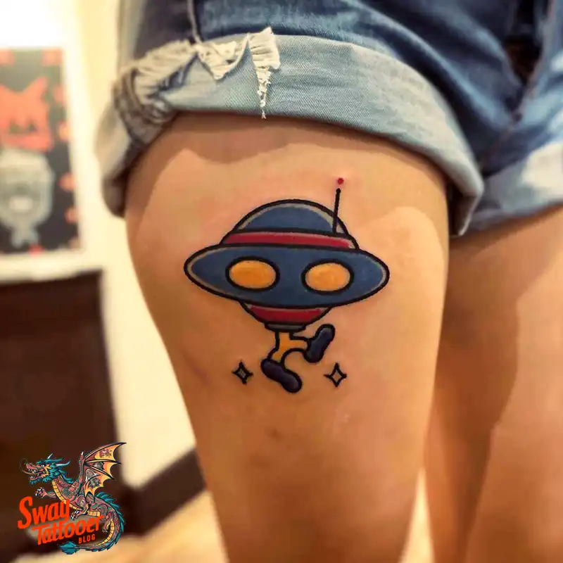 100 UFO Tattoo Design Ideas: Explore Out-of-This-World Ink 23 UFO Tattoo