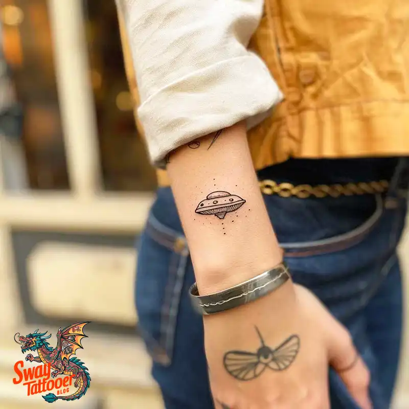 100 UFO Tattoo Design Ideas: Explore Out-of-This-World Ink 21 UFO Tattoo