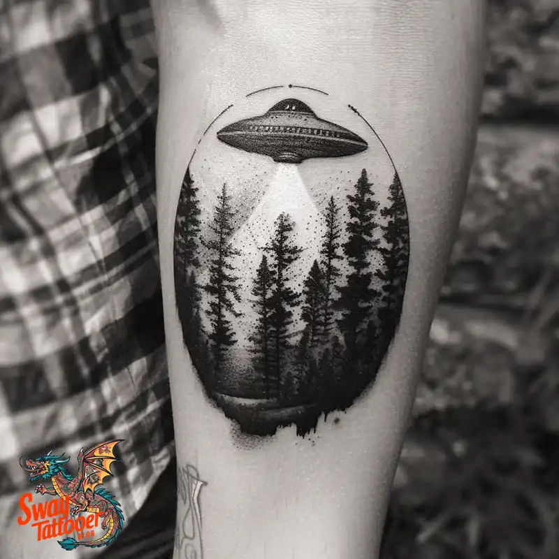 100 UFO Tattoo Design Ideas: Explore Out-of-This-World Ink 99 UFO Tattoo