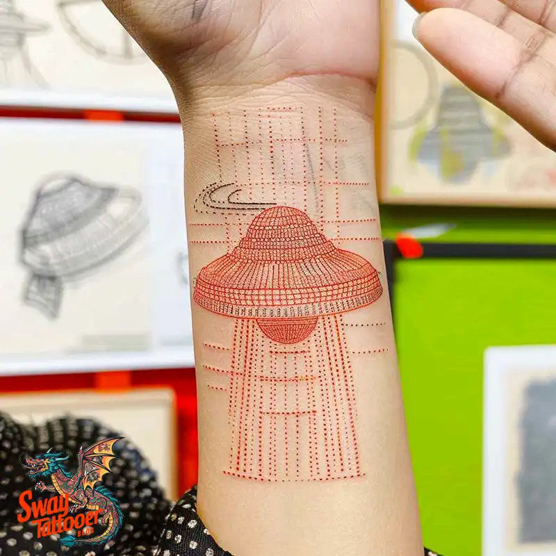 100 UFO Tattoo Design Ideas: Explore Out-of-This-World Ink 16 UFO Tattoo