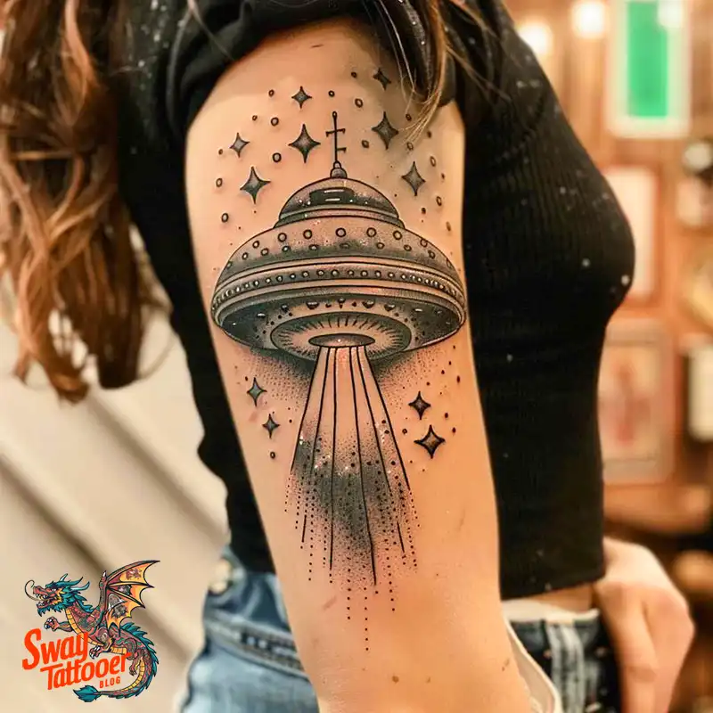 100 UFO Tattoo Design Ideas: Explore Out-of-This-World Ink 11 UFO Tattoo
