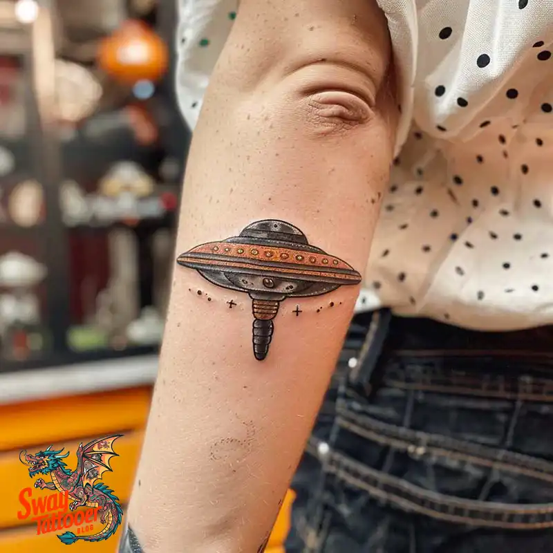 100 UFO Tattoo Design Ideas: Explore Out-of-This-World Ink 9 UFO Tattoo