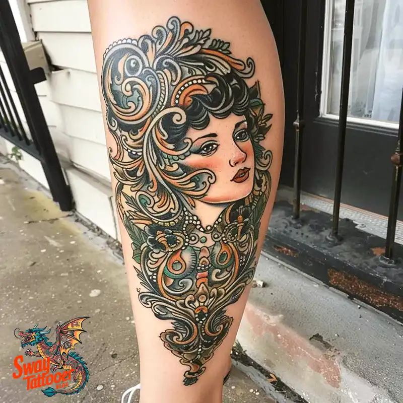 100 Victorian Style Tattoo Designs: Timeless Modern Ink 70 Victorian Style Tattoo