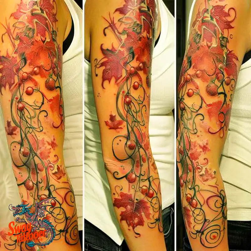 100 Vine Tattoo Design Ideas: Nature-Inspired Body Art 92 vine tattoo