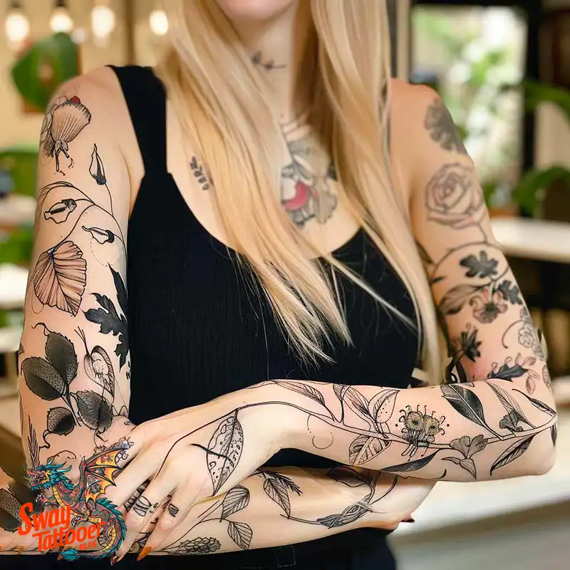 100 Vine Tattoo Design Ideas: Nature-Inspired Body Art 1 vine tattoo