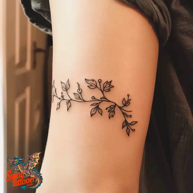 100 Vine Tattoo Design Ideas: Nature-Inspired Body Art 91 vine tattoo