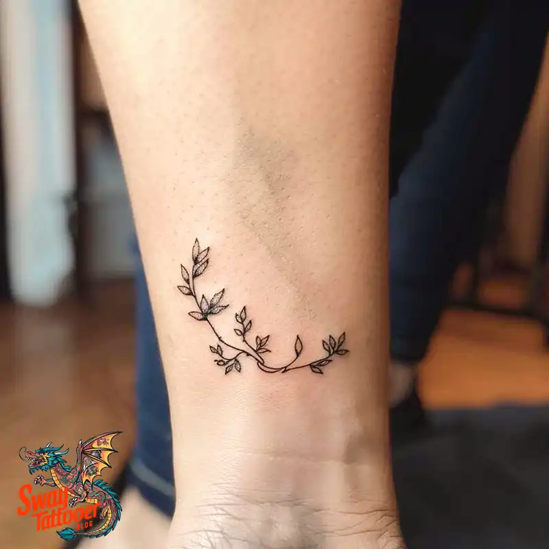 100 Vine Tattoo Design Ideas: Nature-Inspired Body Art 86 vine tattoo