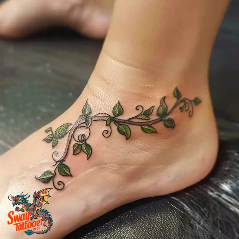 100 Vine Tattoo Design Ideas: Nature-Inspired Body Art 76 vine tattoo