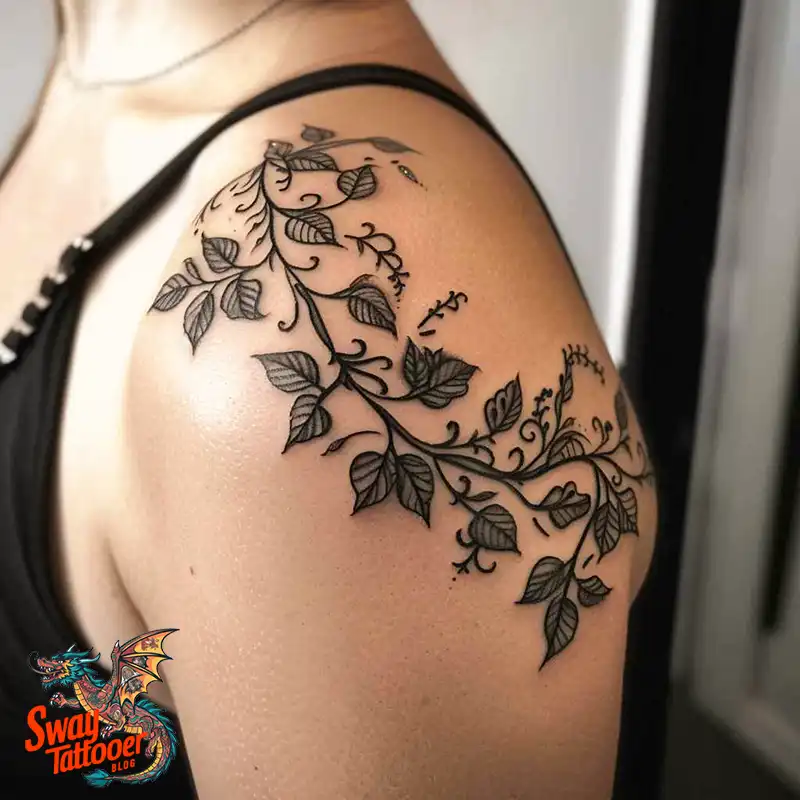 100 Vine Tattoo Design Ideas: Nature-Inspired Body Art 74 vine tattoo