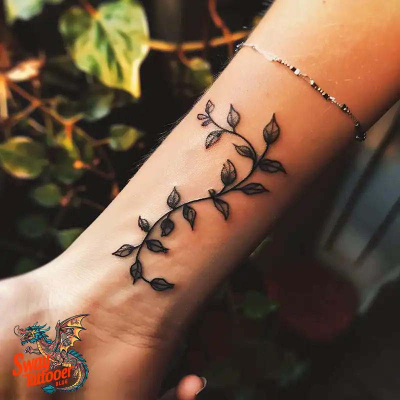 100 Vine Tattoo Design Ideas: Nature-Inspired Body Art 69 vine tattoo