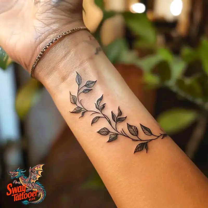 100 Vine Tattoo Design Ideas: Nature-Inspired Body Art 68 vine tattoo