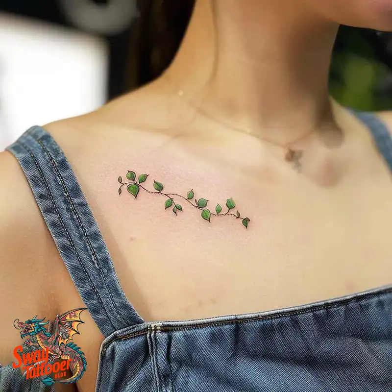 100 Vine Tattoo Design Ideas: Nature-Inspired Body Art 63 vine tattoo